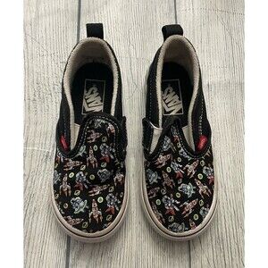 Spaceship Vans Off the Wall SlipOn Little Boy Toddler Shoes, Size 9.5